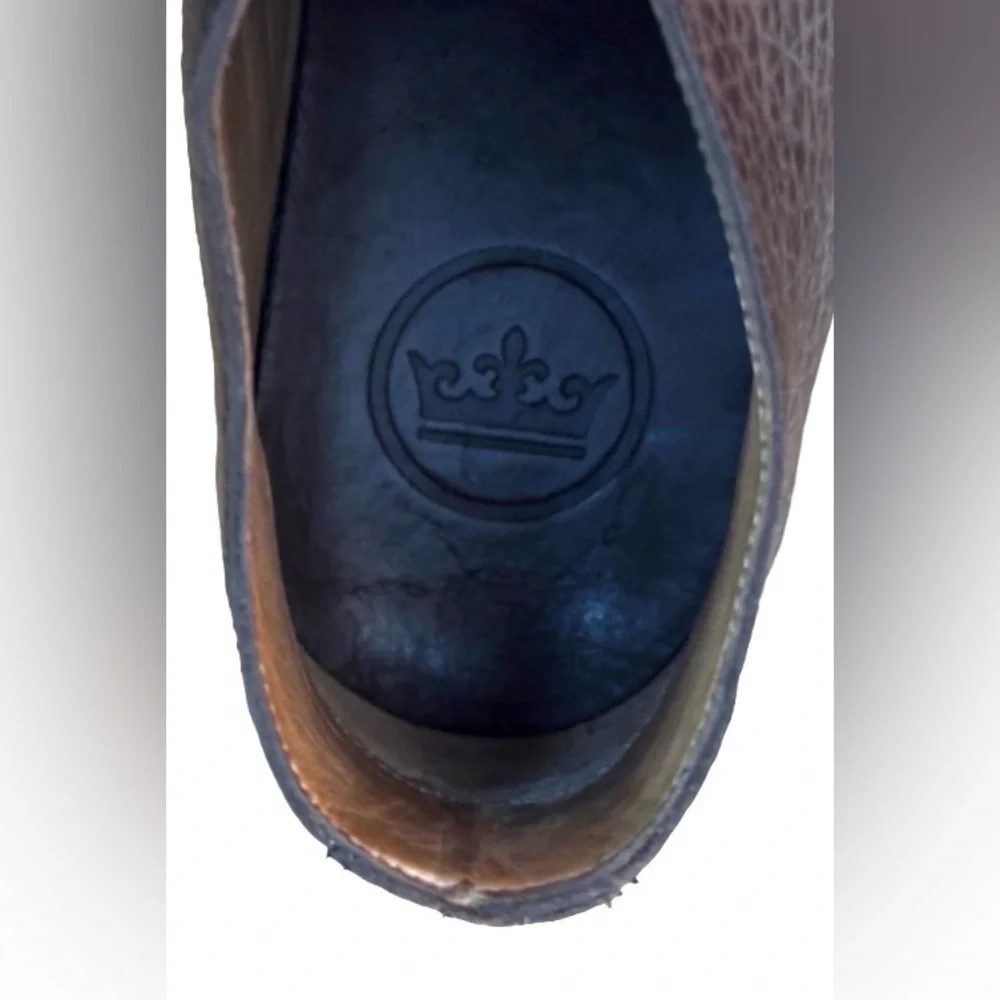 Peter Millar Leather Chukka Sneakers lace up ankl boots MN 9.5 preppy old money